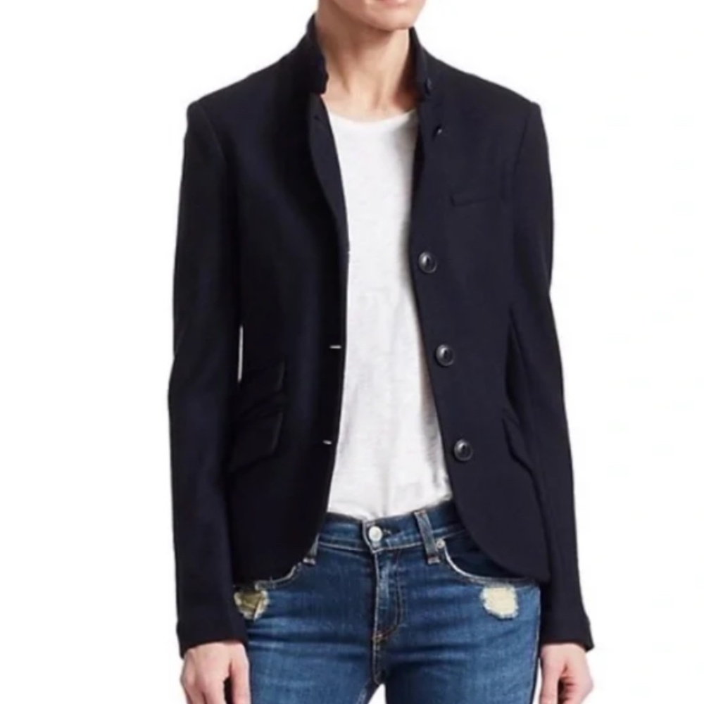 Rag & Bone Slade Wool Jacket, Size 6, Salute (blue), NWT